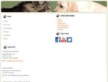 Tablet Screenshot of dierenopvangoss.nl